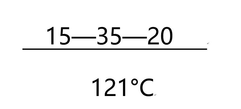 General Sterilization Formula