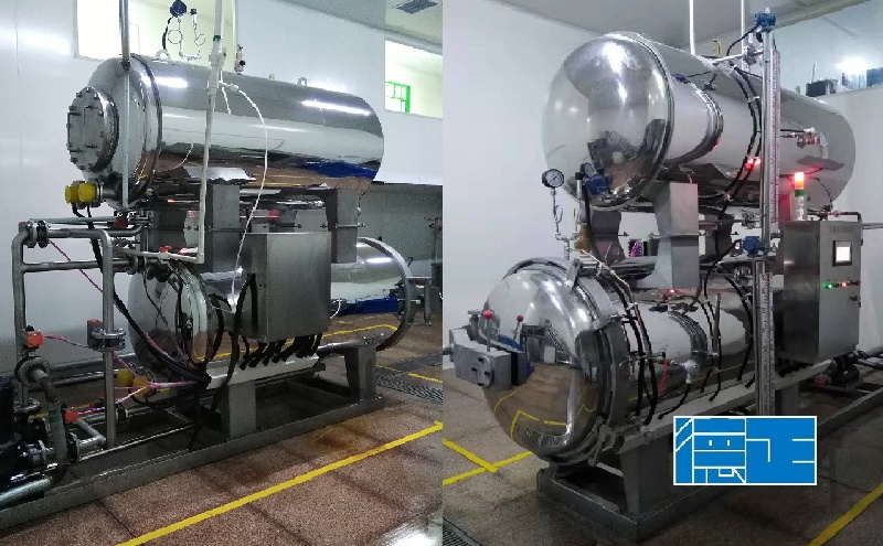 Cooling process in sterilizers